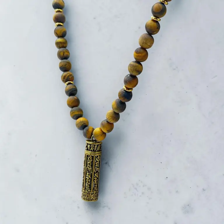 Tijger Festival ketting met tijgeroog